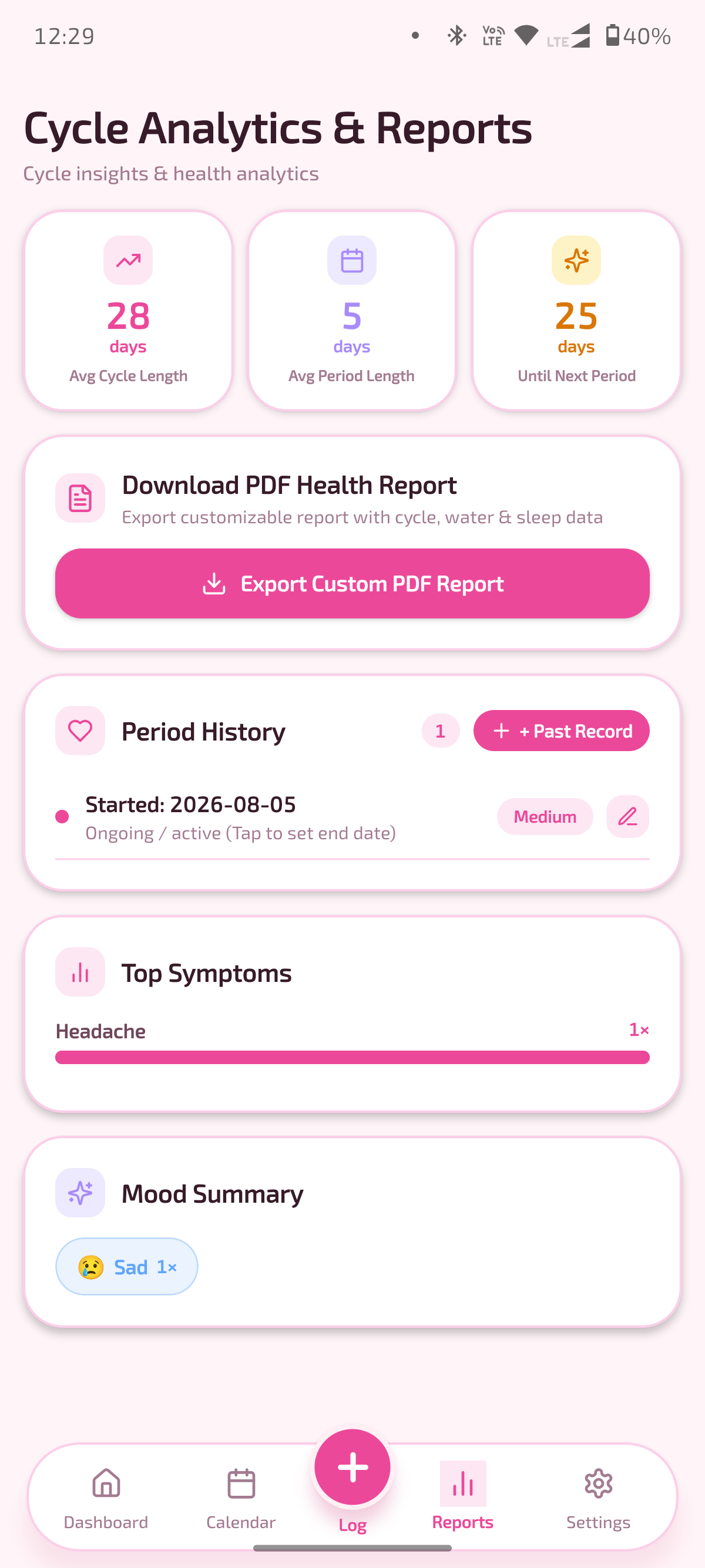 Doctor Report Preview